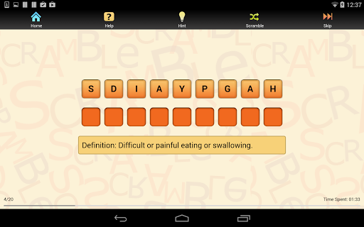 【免費解謎App】Med Term Scramble-APP點子