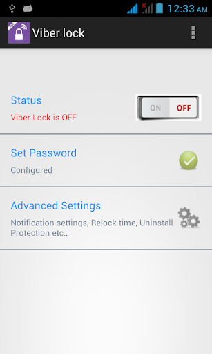 Privacy Lock for VBR