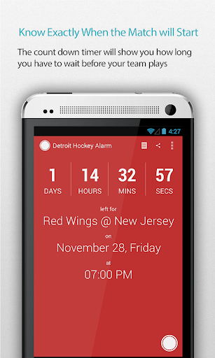 Detroit Hockey Alarm Pro