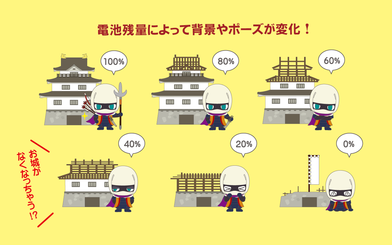 Android application Battery Widget for Yoshitsugu screenshort