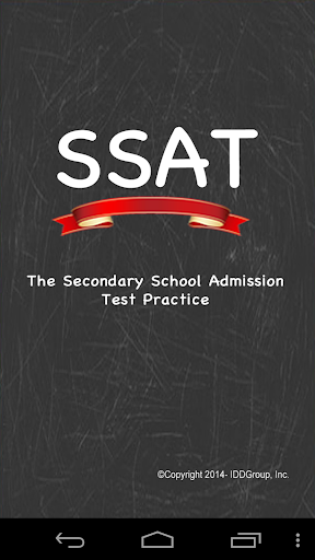 SSAT - Secondary School Test