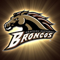 Western Michigan Broncos Clock logo