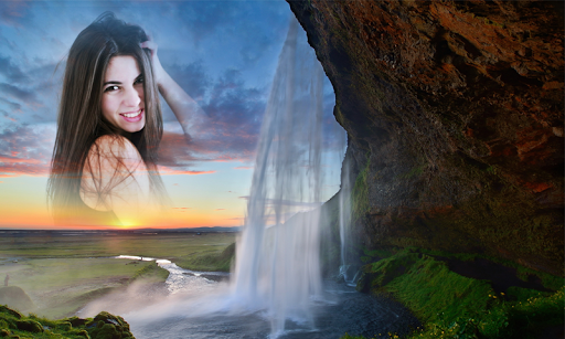 Waterfall Photo Frame