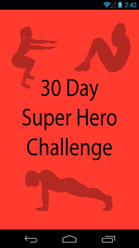 30 Day Super Hero Challenge