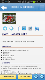   Recipes by Ingredients- screenshot thumbnail   