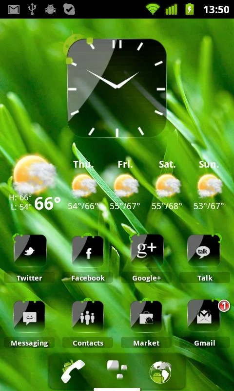 Theme Crystal Black HD pack - screenshot