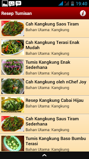 Resep Tumisan