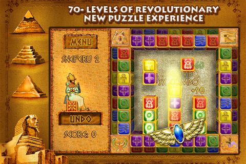 Android application Brickshooter Egypt (Full) screenshort