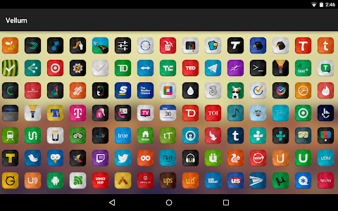 Screenshot Vellum HD Apex Nova Holo Theme v2.0
