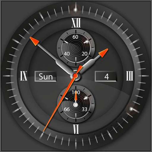 Cera Black Watch Face for Wear LOGO-APP點子