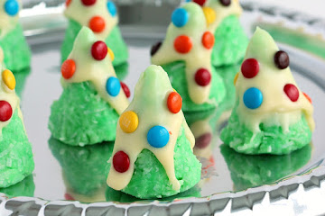 No-Bake Christmas Tree Cookies