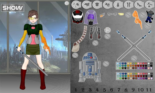 【免費休閒App】Science-Fiction Dress Up-APP點子