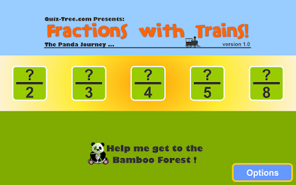 Fractions with Trains poster 3
