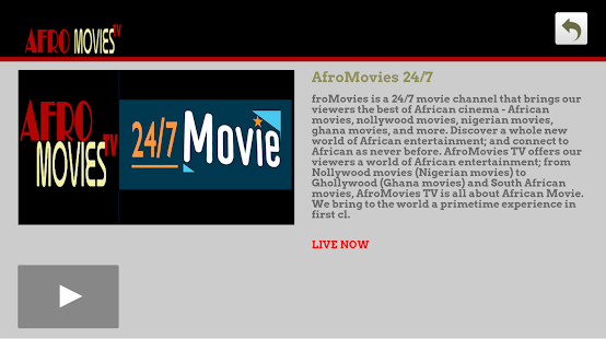 Lastest AfroMovies TV APK