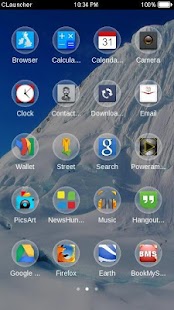 Download Pure Snow Mountain Theme APK for Android