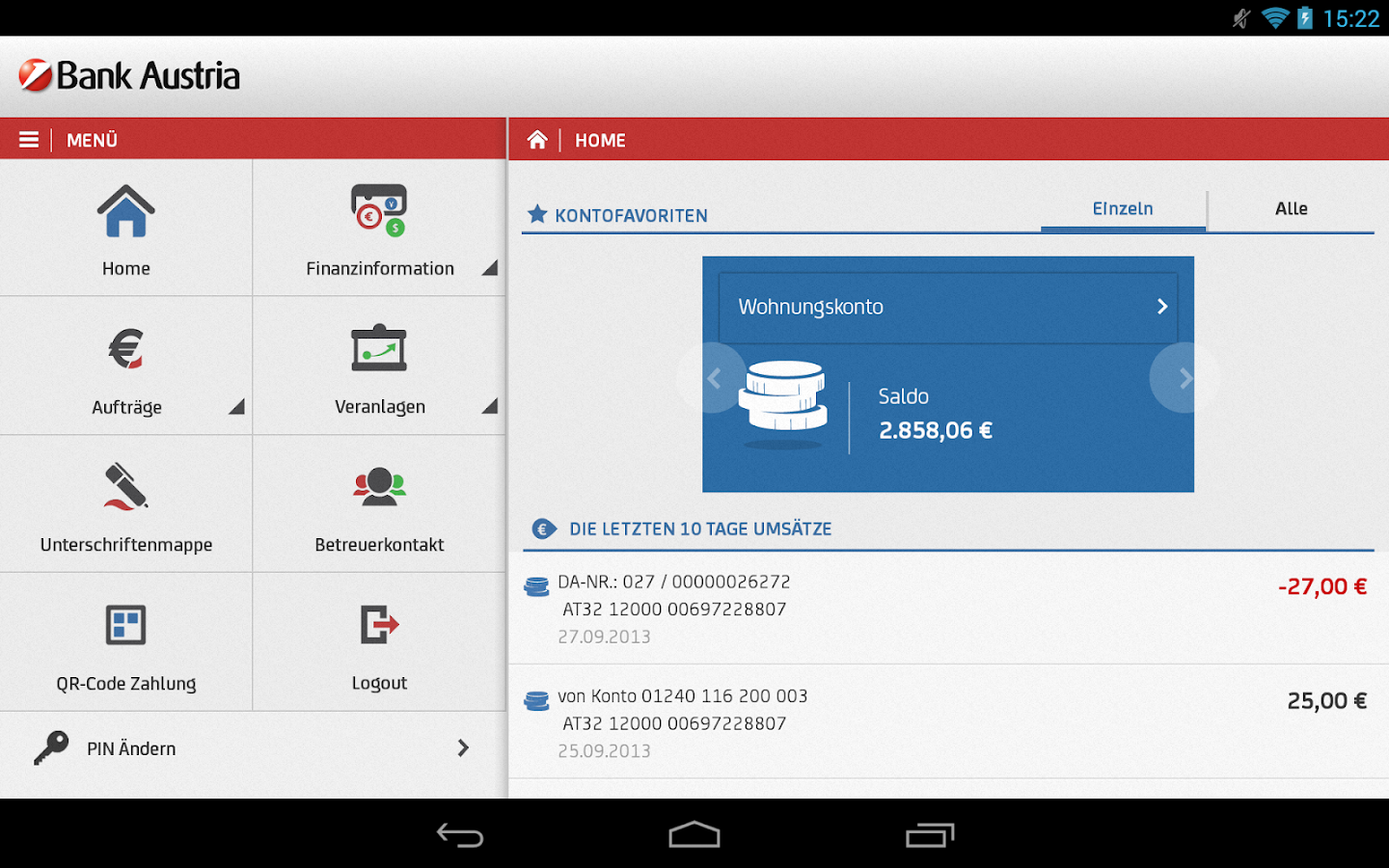 Bank Austria MobileBanking AndroidApps auf Google Play