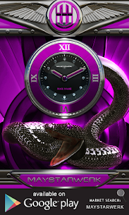 Next Launcher Theme pink snake - náhled