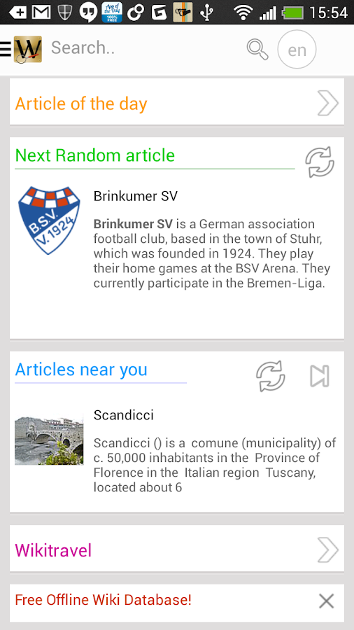 Encyclopedia Pro (Wikipedia) - screenshot