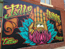 Idle Hands Tattoo and Piercing Mural