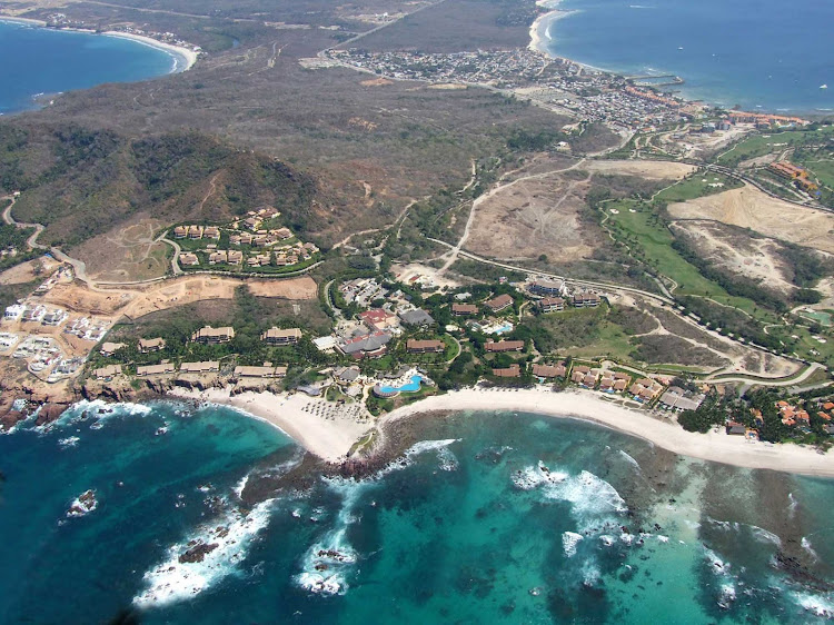 Boats in Punta Mita, along Riviera Nayarit on the west coast of Mexico.