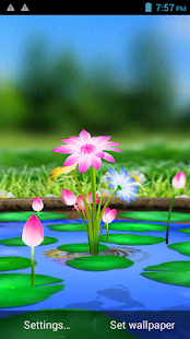 3D Flowers Touch Wallpaper(圖1)-速報App