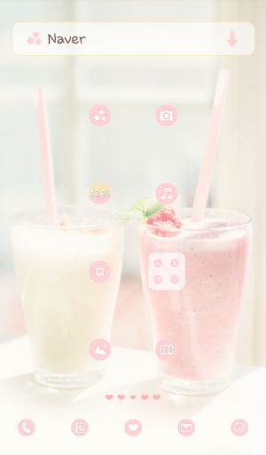 strawberry vanilla dodol theme