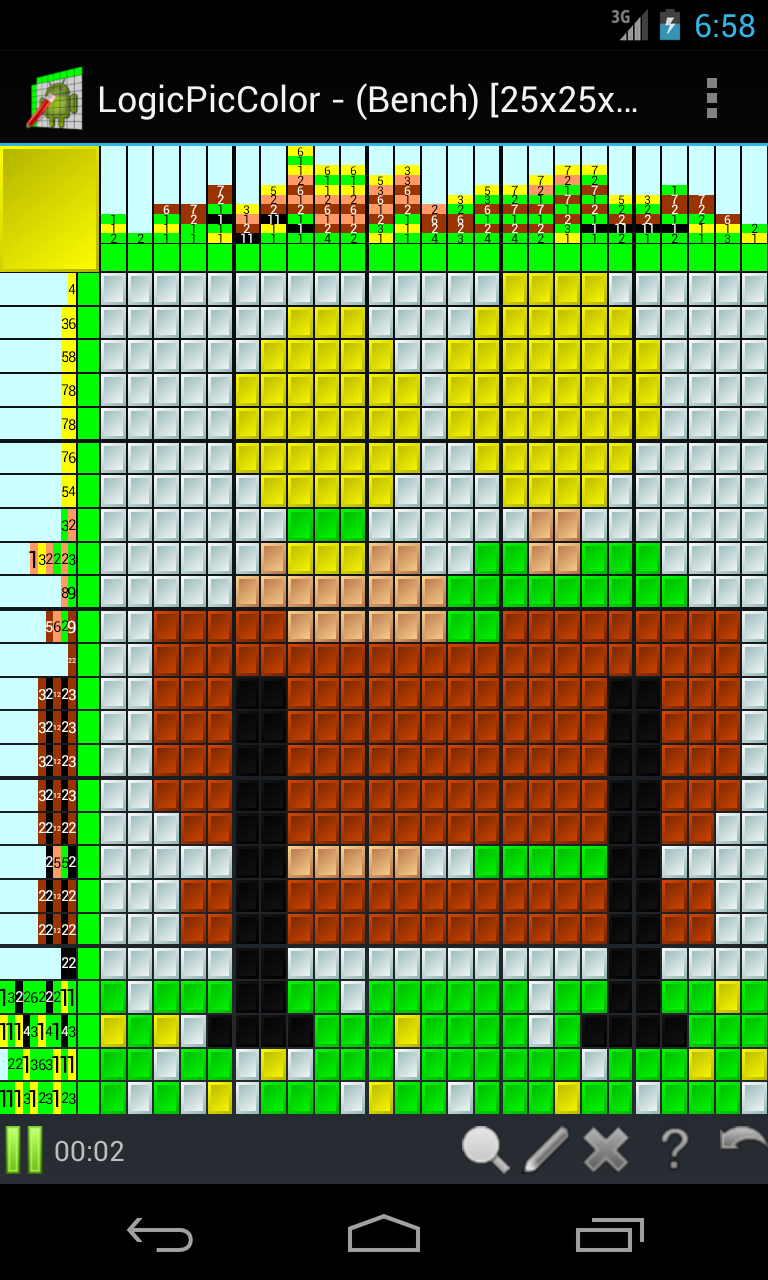 LogicPicColor:  PuzzlePack8 Screen 1