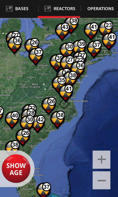   Nuclear USA Database- screenshot  