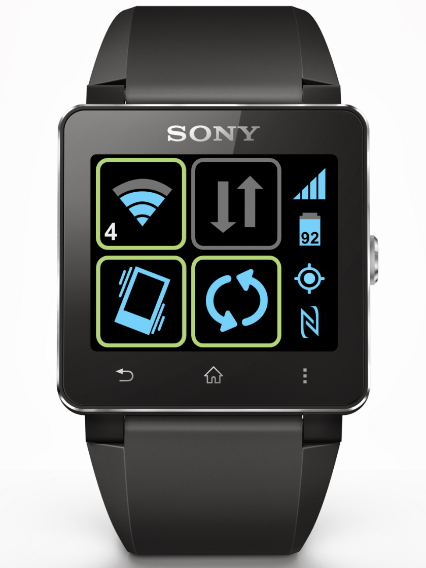 Toggles for SmartWatch Screen 1