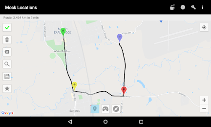 Mock Locations (fake GPS path) 3