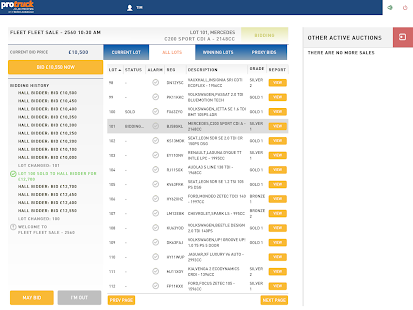Protruck LiveBid Screenshots 5
