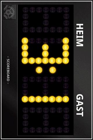 Android application Scoreboard screenshort