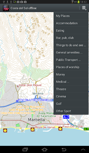 【免費旅遊App】Costa del Sol offline map-APP點子