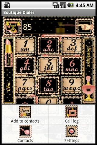 Chic Boutique dialer Screen 3