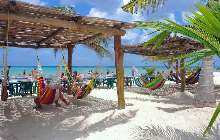 Grab a hammock for an afternoon siesta on Cozumel.