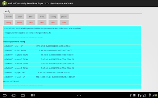 Shell-Konsole for Android