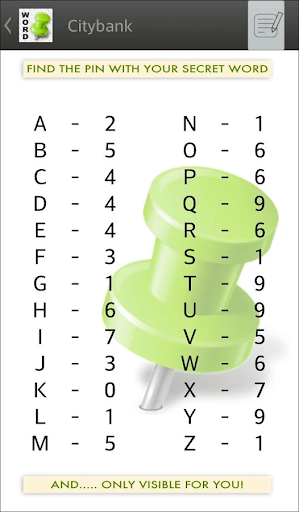 【免費購物App】WordPIN - Safe pincode storage-APP點子