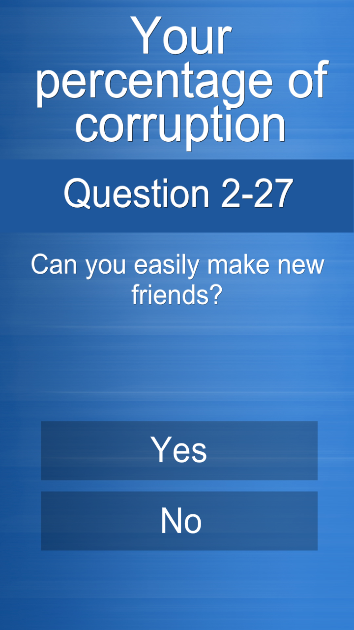 How bad are you? Screen 2