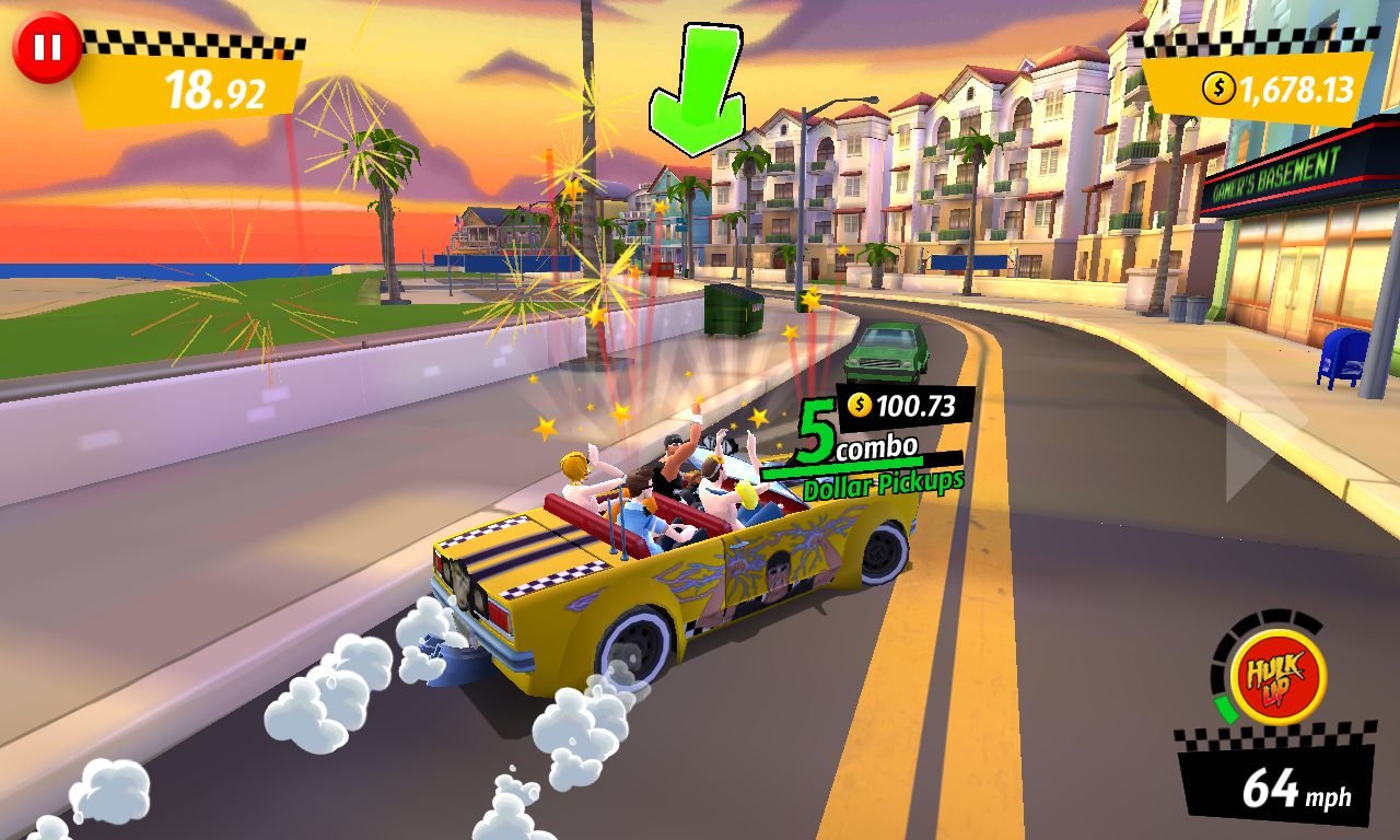 Crazy Taxi™ City Rush - screenshot