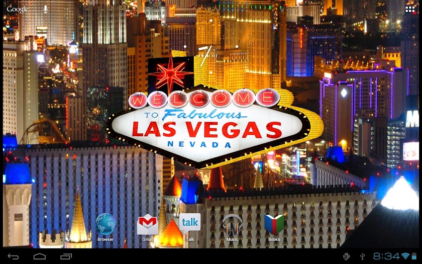 Vegas Slots Live 3D Wallpaper Screen 1