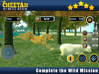 Angry Cheetah Wild Attack Sim poster 9
