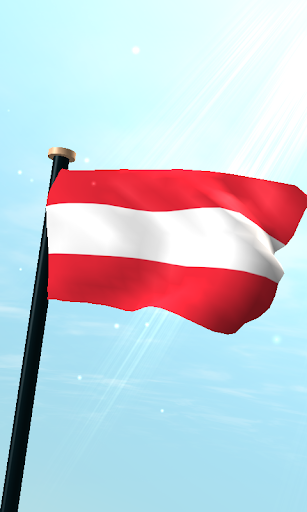 Austria Flag 3D Live Wallpaper