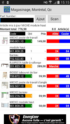 Liste Magasinage Ikea Gratuit