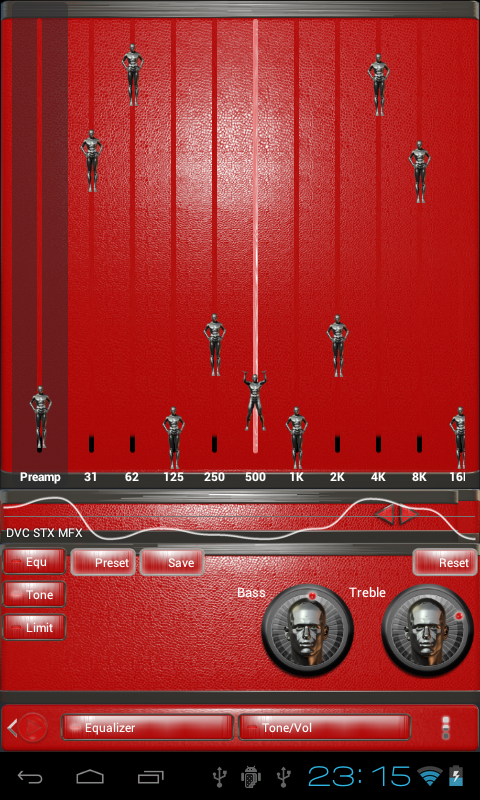 poweramp skin red atlantis Screen 3