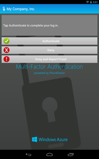 Multi-Factor Authentication