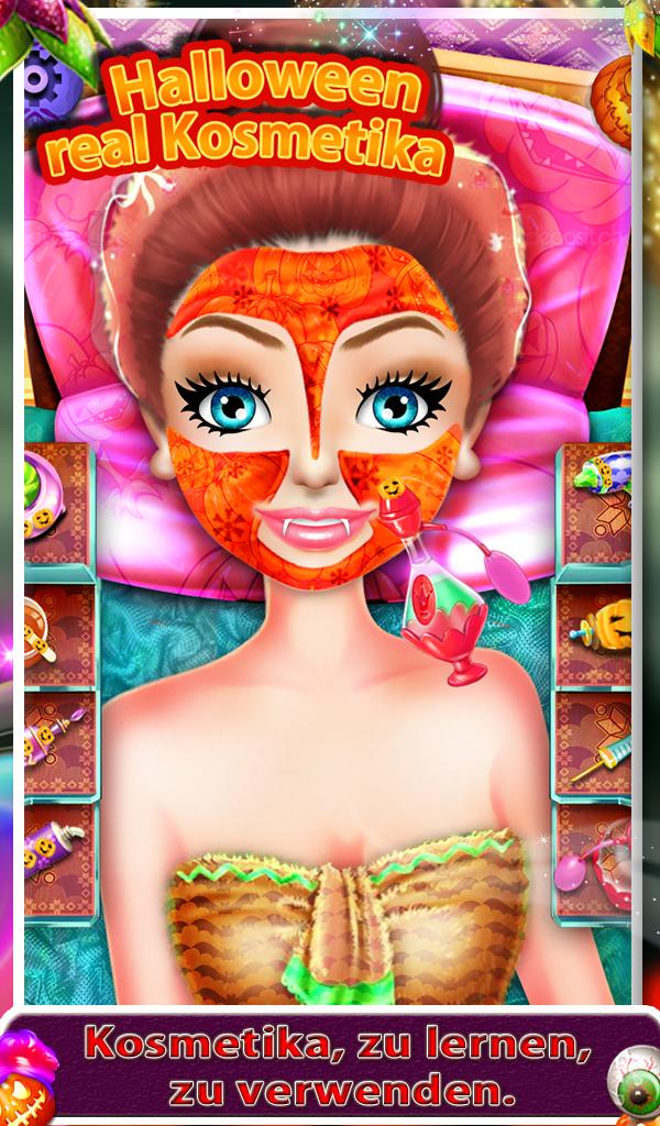 Android application Halloween Real Cosmetics screenshort