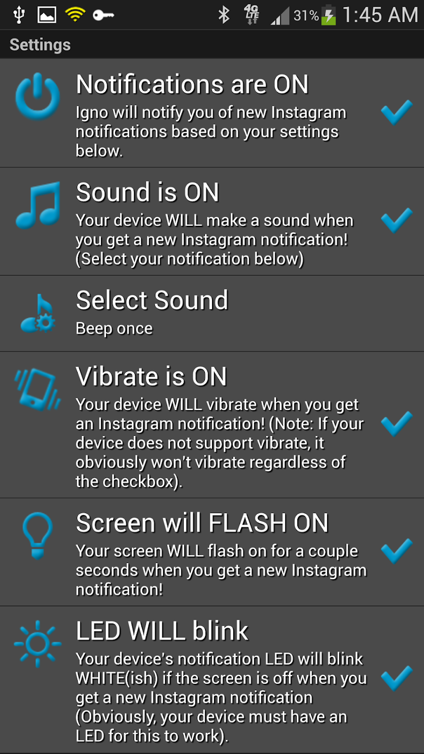 IgNo PRO (Instagram Notifi...) Screen 2