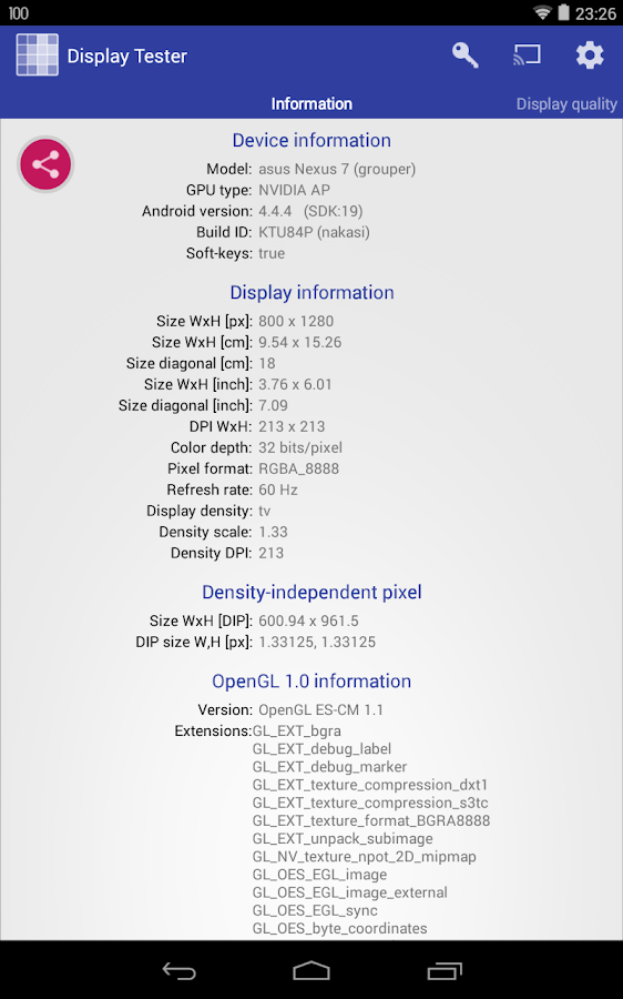 Display Tester Android Apps on Google Play