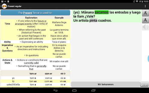 Spanish Grammar Learning Screenshots 9