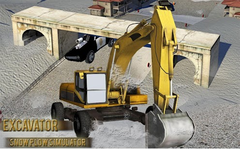 Excavator Snow Plow Simulator (Mod Money)